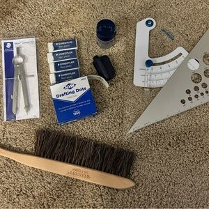 Drafting Tools Set with Compass and Ruler